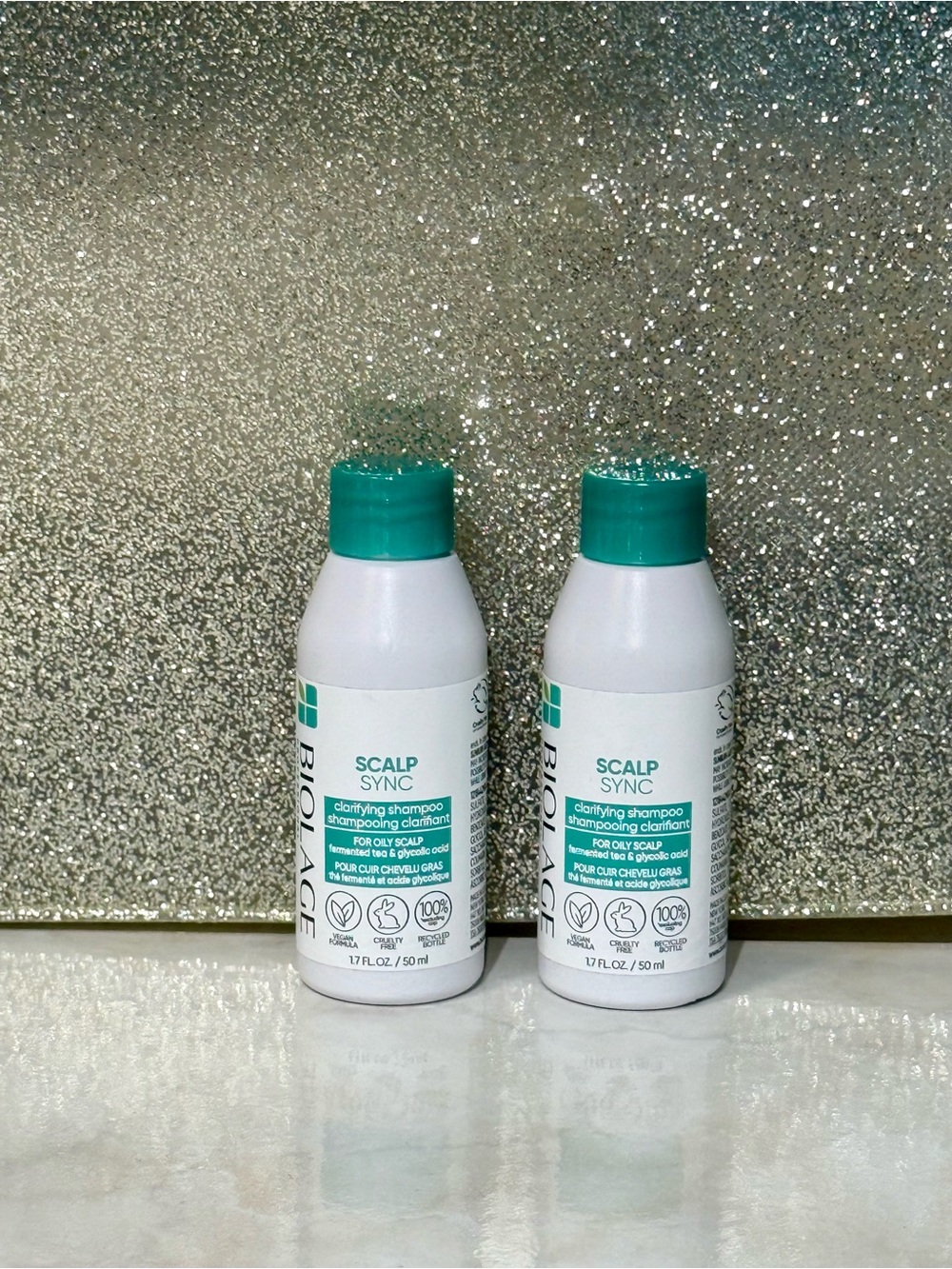 5 for $25 item 🌺 Mini Travel Size Biolage Scalp Sync Clarifying Shampoo x2